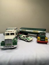 Vintage 1991 Hess Flatbed Truck & Racer + 1972/1974 First Hess Tanker Lot picture
