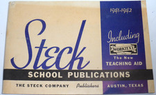 VINTAGE 1941-42 SCHOOL TEXT BOOK CATALOG 1st GRADE TO HS MATH/ENGLISH/MUSIC+++ picture