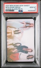 NEWJEANS GROUP 2024 NEWJEANS HOW SWEET PURCHASE BONUS ALADIN GEM MINT PSA 10 picture
