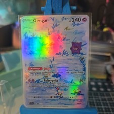Custom Fanart Pokémon Gengar Card Holo 02/86 picture