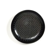 Vintage Thai Black Lacquered Decorative Dish - 6.5