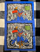 Vintage 1993 Biker Mice From Mars Modo Blue Bandana Poly Cotton NWOT picture
