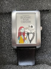 Relic Nightmare Before Christmas Sally & Jack Wristwatch Disney Auction 1 Of 100 picture