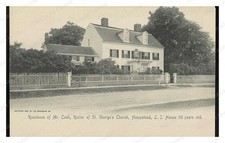 Hempstead New York Cook Residence Standard Postcard COPY RPPC picture
